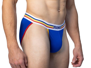 2 Pack Jock Brief Underwear - White/Royal