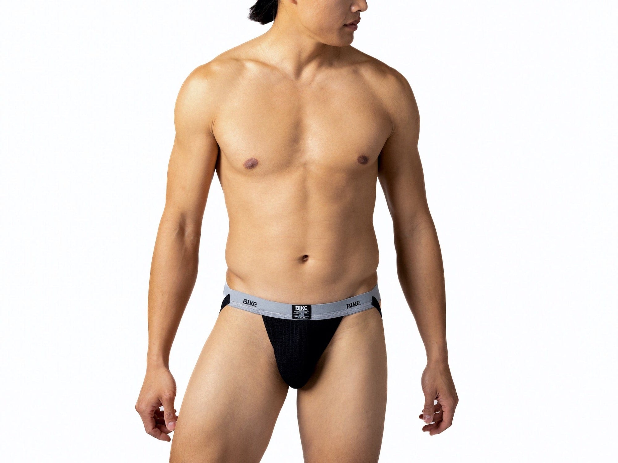 Black BIKE® swimmer jock strap