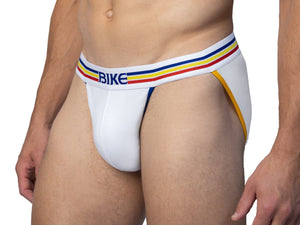2 Pack Jock Brief Underwear - White/Royal